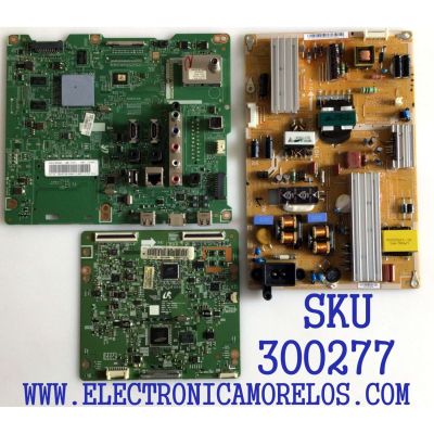 KIT DE TARJETAS PARA TV SAMSUNG / NUMERO DE PARTE MAIN BN94-05656D / BN41-01812A / BN97-06933A / T-CON BN95-00687A / BN41-01788A / BN97-06367A / FUENTE BN44-00503A / PD55A1_CSM / PSLF121B04A / BN4400503A / PANEL LTJ550HJ08-V / MODELO UN55ES6150FXZA TS01